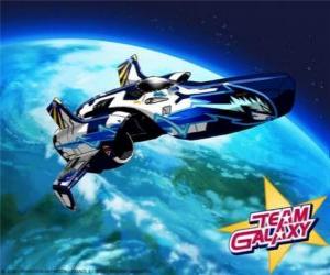 Puzzle Η ομάδα Galaxy διαστημόπλοιο είναι το Hornet